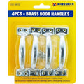 marksman-brass-door-handles-10cm-4pc