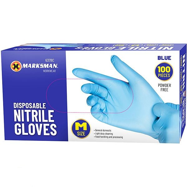 marksman-disposable-blue-nitrile-gloves-medium-100pc