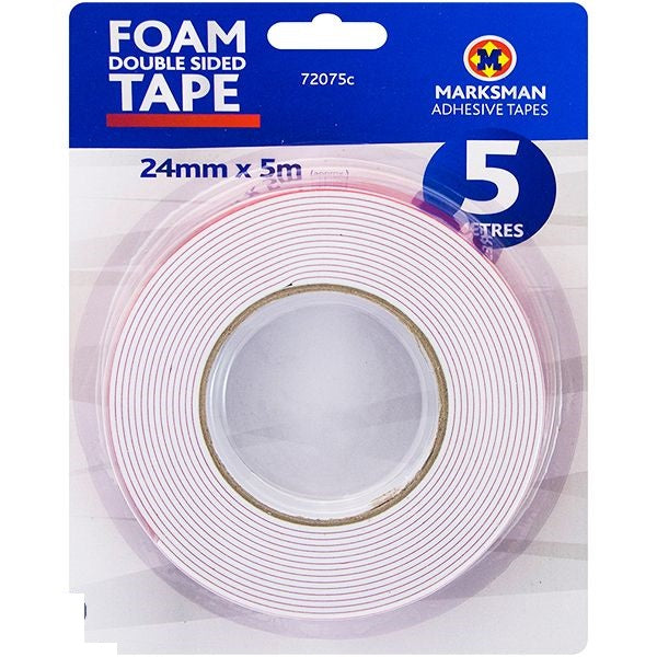 marksman-foam-double-sided-tape-24mm-x-5m
