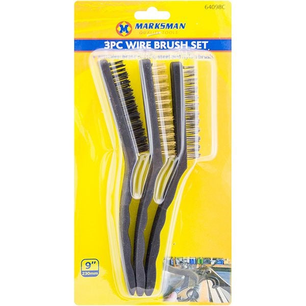 marksman-wire-brush-set-23cm-3pc