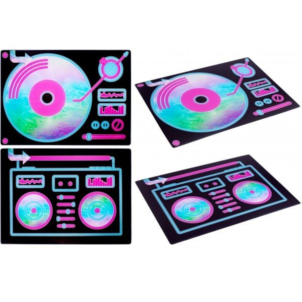 modena-neon-sounds-tempered-glass-worktop-saver-27cm-x-37cm-assorted