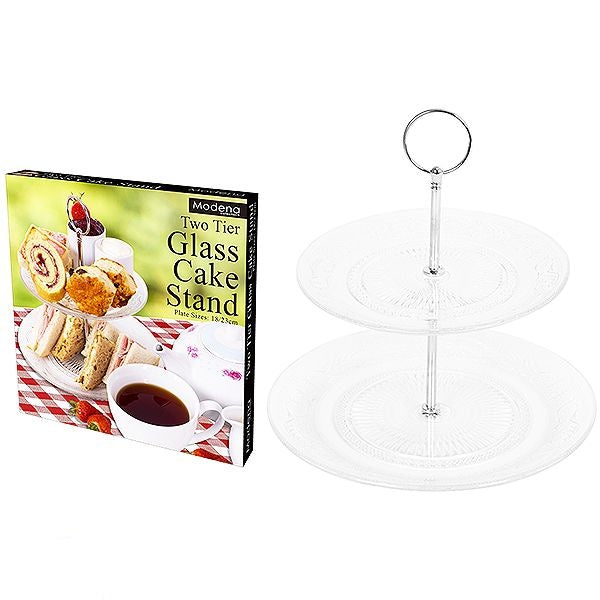 modena-two-tier-glass-cake-stand-18cm-23cm