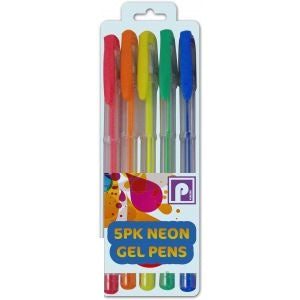 neon-gel-coloured-ink-pens-5-pack