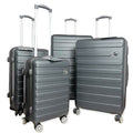 new-classic-black-8-wheel-abs-hard-suitcase-luggage-set-4pc