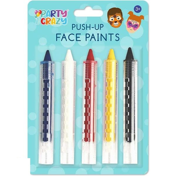 party-crazy-push-up-face-paints-assorted-colours-5-pack