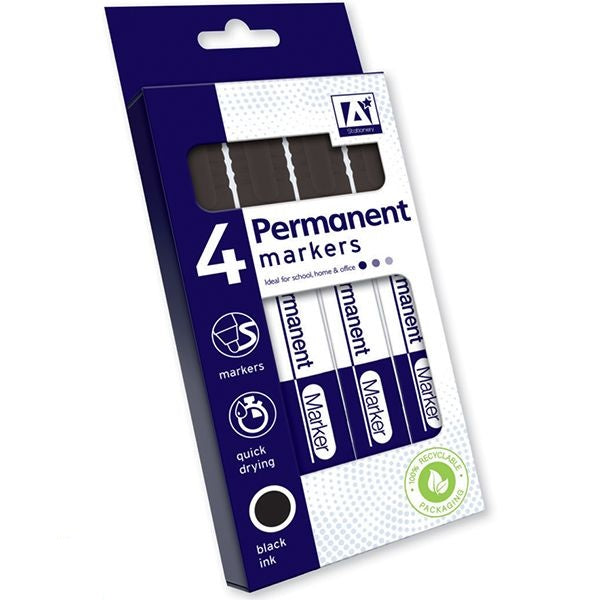 permanent-markers-black-4-pack