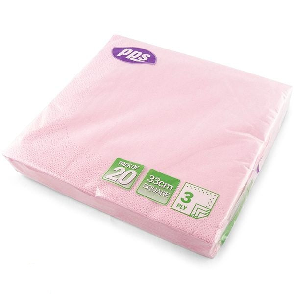 pink-3-ply-paper-napkins-33cm-20-pack