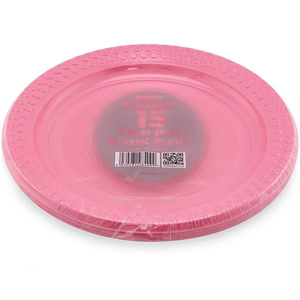 pink-plastic-plates-18cm-15-pack