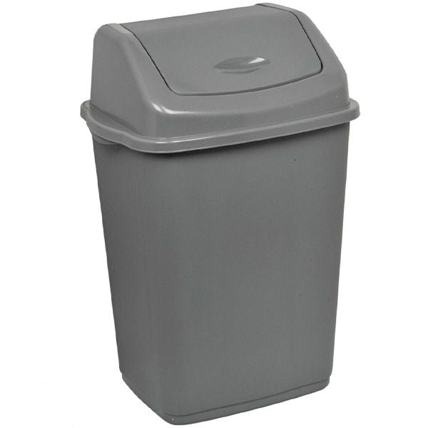 plastic-swing-bin-silver-50l