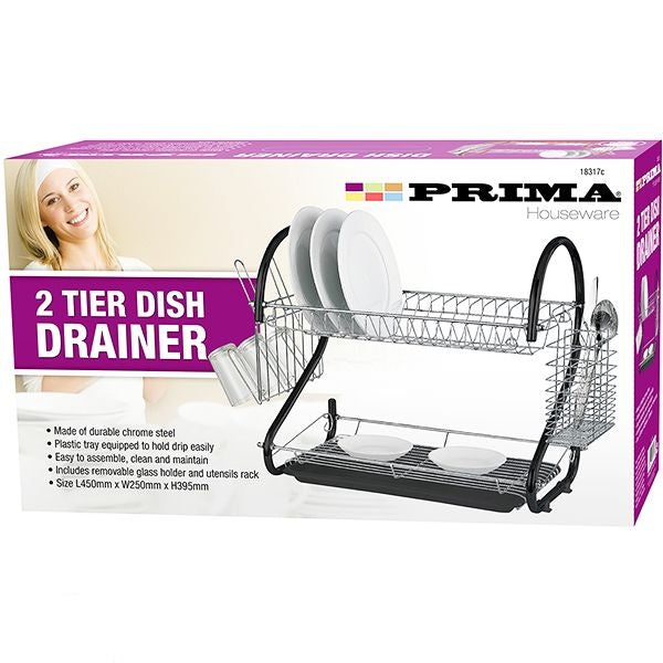 prima-black-2-tier-dish-drainer