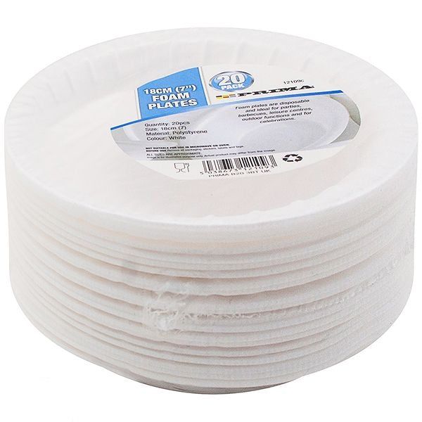 prima-disposable-white-foam-plates-18cm-20-pack