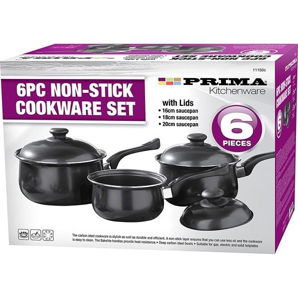 prima-non-stick-black-saucepan-cookware-set-6pc