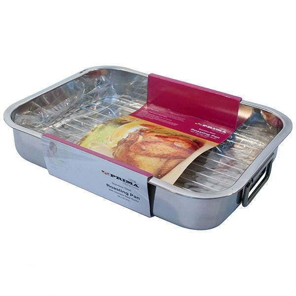 prima-stainless-steel-roasting-pan-with-rack-32cm-x-23cm