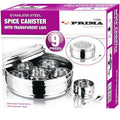 prima-stainless-steel-transparent-lid-spice-canister-set-9pc