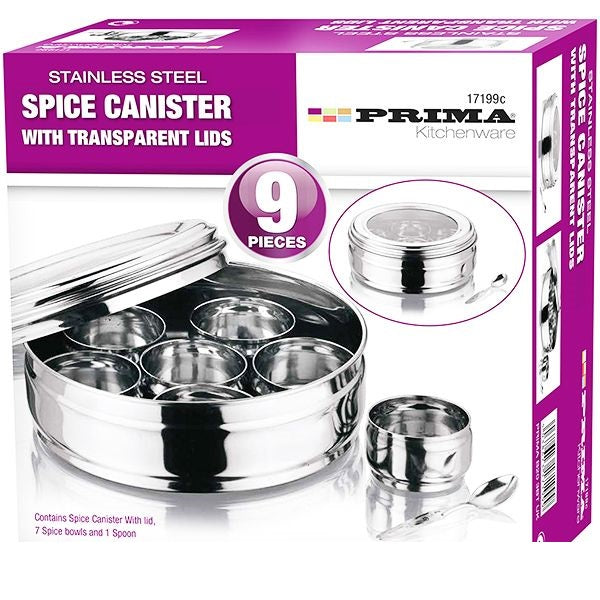 prima-stainless-steel-transparent-lid-spice-canister-set-9pc