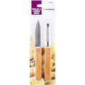 prima-stainless-steel-wood-handle-peeler-and-paring-knife-set-2pc