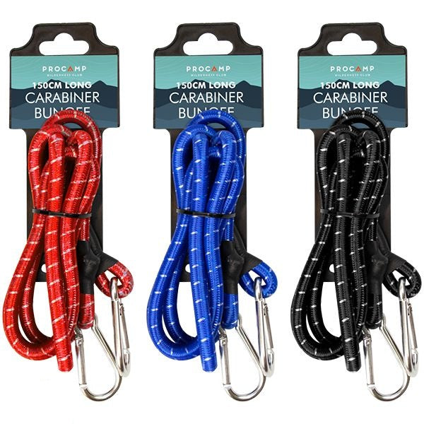 procamp-carabiner-bungee-strap-150cm-assorted-colours