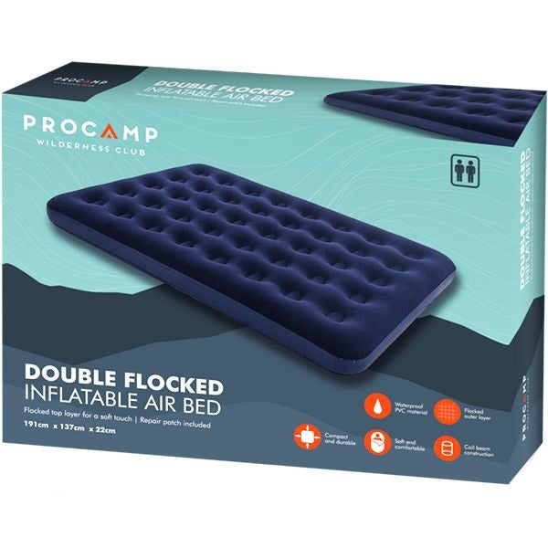 procamp-double-flocked-inflatable-air-bed-191cm-x-137cm-x-22cm