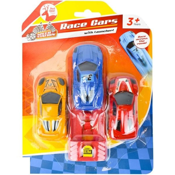red-deer-toys-speed-station-race-cars-with-launcher-set-4pc