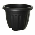 round-ribbed-plastic-planter-black-40cm