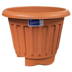 round-ribbed-plastic-planter-terracotta-30cm