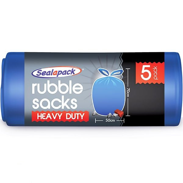 sealapack-blue-heavy-duty-rubble-sacks-5-pack-70cm-x-50cm