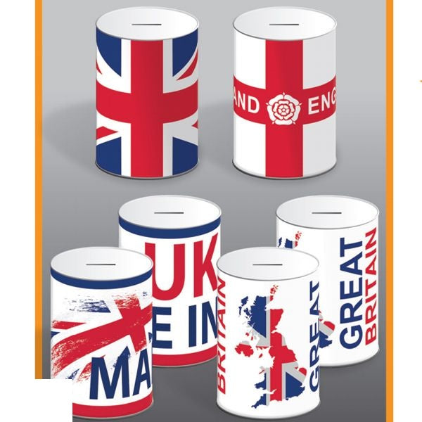 union-jack-and-st-georges-flag-assorted-money-tins-150mm-x-100mm