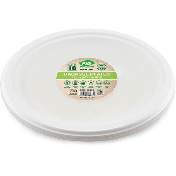 white-biodegradable-bagasse-plates-23cm-10-pack